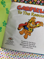 Vintage 1996 Garfield to the Rescue Landoll's PAWS Hardcover