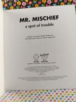 Vintage 1998 Mr. Men, Mr. Mischief a Spot of Trouble Softcover Paperback Book, Like New