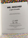 Vintage 1998 Mr. Men, Mr. Mischief a Spot of Trouble Softcover Paperback Book, Like New