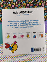 Vintage 1998 Mr. Men, Mr. Mischief a Spot of Trouble Softcover Paperback Book, Like New