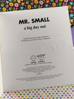 Vintage 1998 Mr. Men, Mr. Small a Big Day Out Softcover Paperback Book, Like New