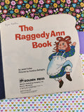 Vintage 1975 Golden Shape Book: The Raggedy Ann Book Softcover, Clean