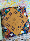 Vintage 1999 Fortune Tellers Book w/Origami Paper; Unused, Nice & Clean
