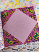 Vintage 1999 Fortune Tellers Book w/Origami Paper; Unused, Nice & Clean