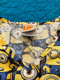 Despicable Me Minions Women's Size XS Yellow Short-Sleeved Scrub Top