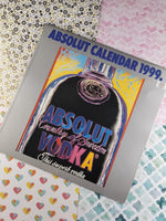 Vintage 1999 Absolut Vodka Wall Calendar, Nice & Clean