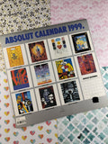 Vintage 1999 Absolut Vodka Wall Calendar, Nice & Clean