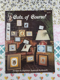 Vintage 1989 "Cats, of Course!" A Pegasus Publication Cross Stitch Pattern Book 103