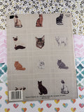 Vintage 1989 "Cats, of Course!" A Pegasus Publication Cross Stitch Pattern Book 103