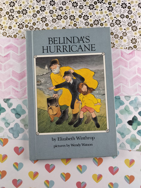 Vintage 1984 Weekly Reader "Belinda's Hurricane" by Elizabeth Winthrop, Hardcover