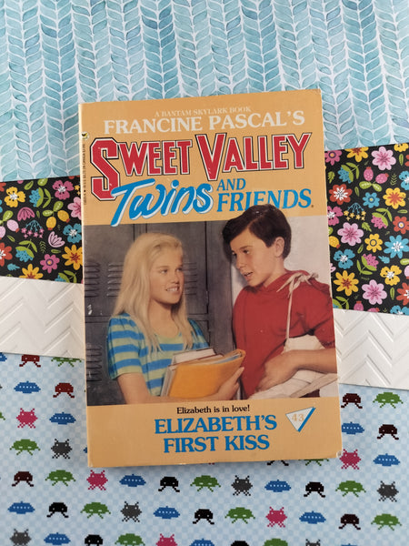 Vintage 1990 Sweet Valley Twins and Friends #43 "Elizabeth's First Kiss" Softcover