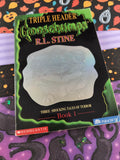 Vintage 1997 1st Printing Triple Header Goosebumps, Book 1 by R.L. Stine Softcover