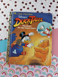 Vintage 1987 Little Golden Book: Disney's Duck Tales, the Hunt for the Giant Pearl Hardcover