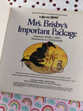 Vintage 1982 Golden Books The Secret of Nimh Mrs. Brisby's Important Package Softcover