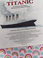 Vintage 1998 1st Printing Golden Books The Story of the Titanic Softcover