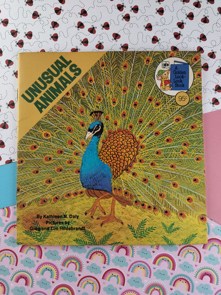 Vintage 1977 Golden Books Unusual Animals by Kathleen N. Daly Softcover