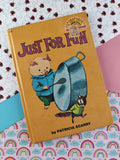 Vintage 1969 Golden Beginning Reader: Just for Fun by Patricia Scarry Hardcover