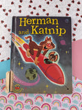 Vintage 1961 1st Printing Wonder Books: Herman and Katnip Hardcover