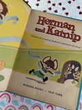 Vintage 1961 1st Printing Wonder Books: Herman and Katnip Hardcover