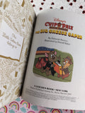 Vintage 1991 Little Golden Book: Disney's Chip 'n Dale Rescue Rangers, The Big Cheese Caper Hardcover