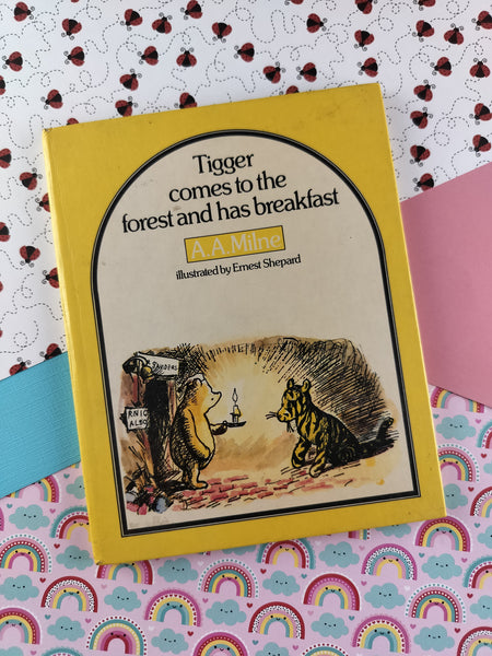 Vintage 1977 Tigger Comes to the Forest and Has Breakfast by A.A. Milne Hardcover