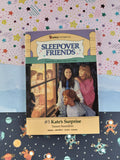 Vintage 1987 1st Printing Sleepover Friends #3: Kate's Surprise Softcover