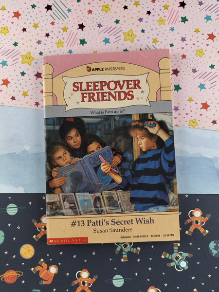 Vintage 1989 1st Printing Sleepover Friends #13: Patti's Secret Wish Softcover