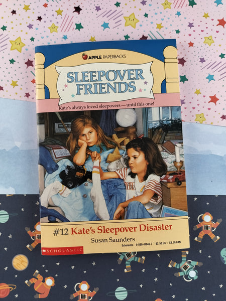 Vintage 1989 1st Printing Sleepover Friends #12: Kate's Sleepover Disaster Softcover