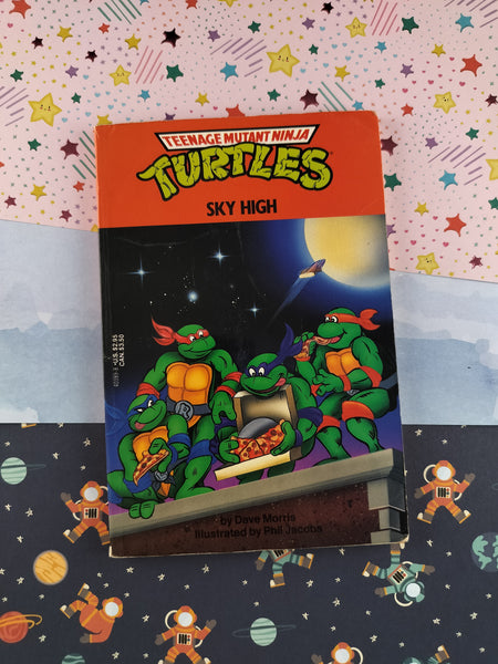 Vintage 1990 Teenage Mutant Ninja Turtles: Sky High Softcover by Dave Morris