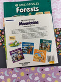 Vintage 1993 Rand McNally Softcover Book Set/3 Forests Mountains Lakes & Rivers