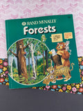Vintage 1993 Rand McNally Softcover Book Set/3 Forests Mountains Lakes & Rivers