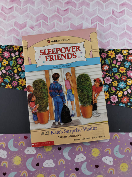Vintage 1990's Sleepover Friends #23: Kate's Surprise Visitor Softcover