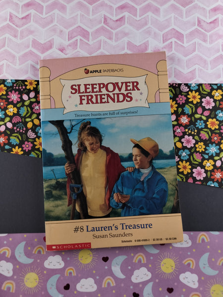 Vintage 1988 1st Printing Sleepover Friends #8: Lauren's Treasure Softcover