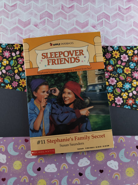 Vintage 1989 1st Printing Sleepover Friends #11: Stephanie's Family Secret Softcover