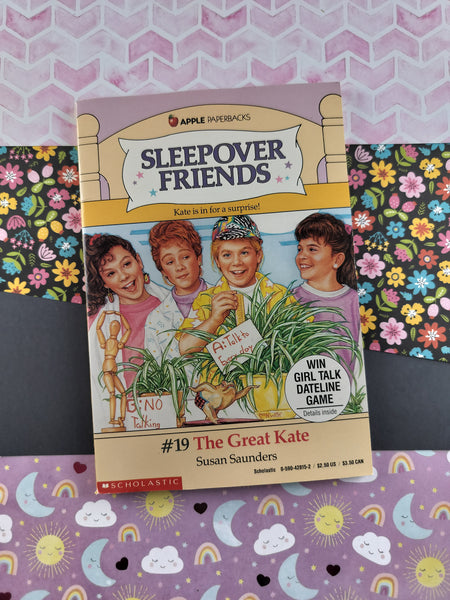 Vintage 1989 1st Printing Sleepover Friends #19: The Great Kate Softcover