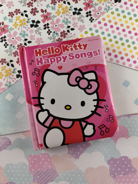 2014 1st Printing Hello Kitty Happy Songs! Sanrio Board Book *No Music Player*