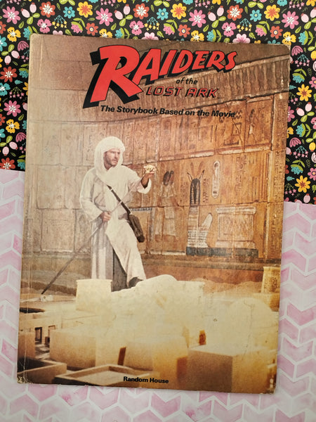 Vintage 1981 Raiders of the Lost Ark: The Storybook Based on the Movie Hardcover