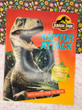 Vintage 1993 Jurassic Park Raptor Attack Softcover