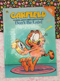 Vintage 1992 Garfield Learns About Thoughtfulness: Don't Be Late! Hardcover