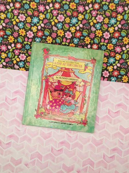 Vintage 1994 Landoll Books You're Invited Too! A Day at the Circus Hardcover