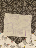 Vintage Mrs. Grossman's "United States Map" Half Sticker Sheet, Unused