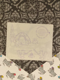 Vintage Mrs. Grossman's "Camping Outdoors Fun" Half Sticker Sheet, Unused