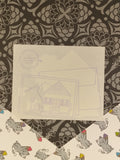 Vintage Mrs. Grossman's "Yellow House" Half Sticker Sheet, Unused