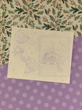 Vintage Mrs. Grossman's Christmas Festive "Angels & Stars" Half Sticker Sheet, Unused