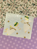 Vintage Mrs. Grossman's Christmas Festive "Angels & Stars" Half Sticker Sheet, Unused