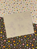 Vintage Mrs. Grossman's Halloween Spooky "Jack-o-Lanterns" Half Sticker Sheet, Unused