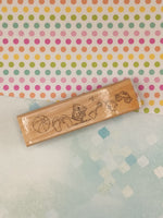 Vintage 2002 Stampin' Up! Beach Fun Border Wooden Block/Rubber Stamp
