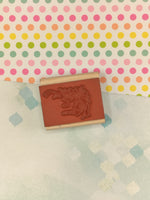 Vintage 1993 Stampin' Up! To/From Wooden Block/Rubber Stamp