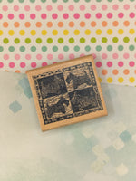 Vintage 1992 Rubber Baby Buggy Bumpers "Scottish Terrier" Wooden Block/Rubber Stamp