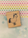 Vintage Eureka Silly Donkey #203E Wooden Block/Rubber Stamp